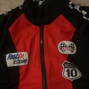 Red and Black Racing Jacket